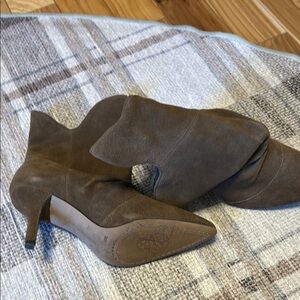 Brown Suede Ankle Boots